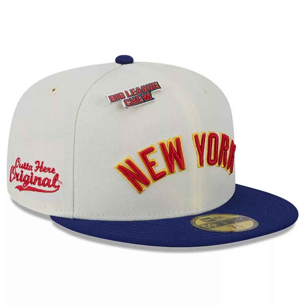 Men's New Era White New York Yankees Big League Chew Original 59FIFTY Fitted Hat, Size: 7 1/2 Product Image