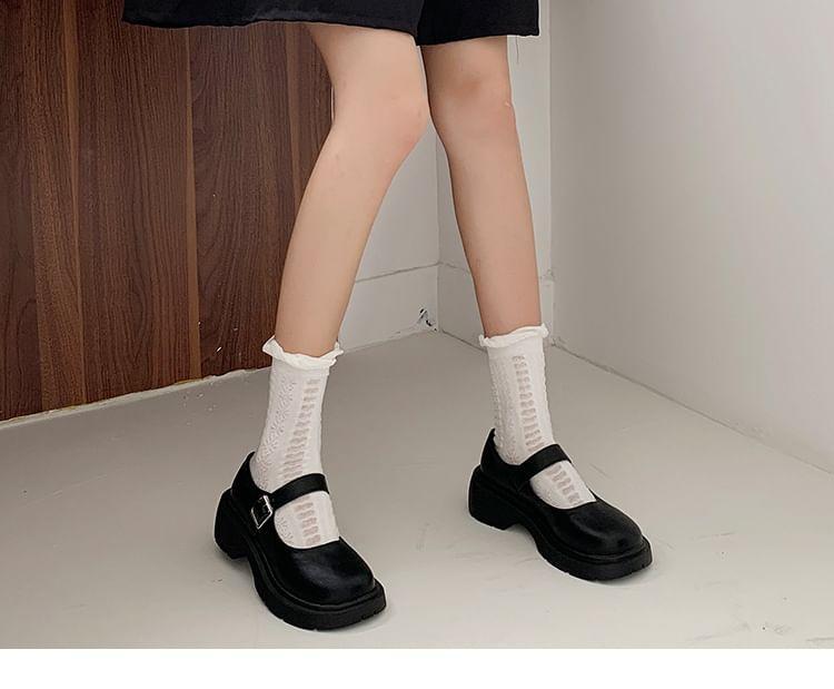 Platform Mary Jane Shoes Product Image
