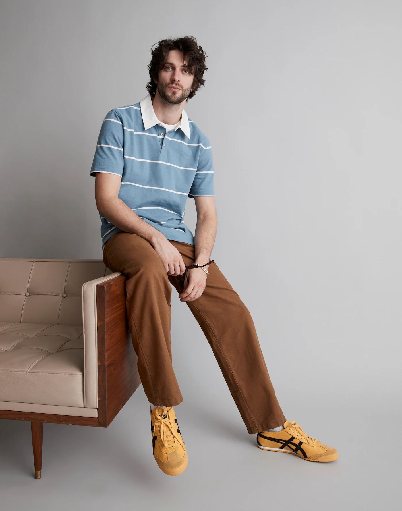 Rugby Short-Sleeve Polo Shirt Product Image