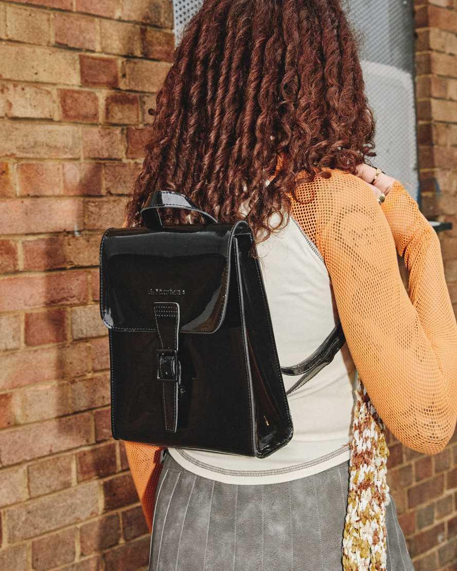 Patent Leather Mini Backpack Product Image