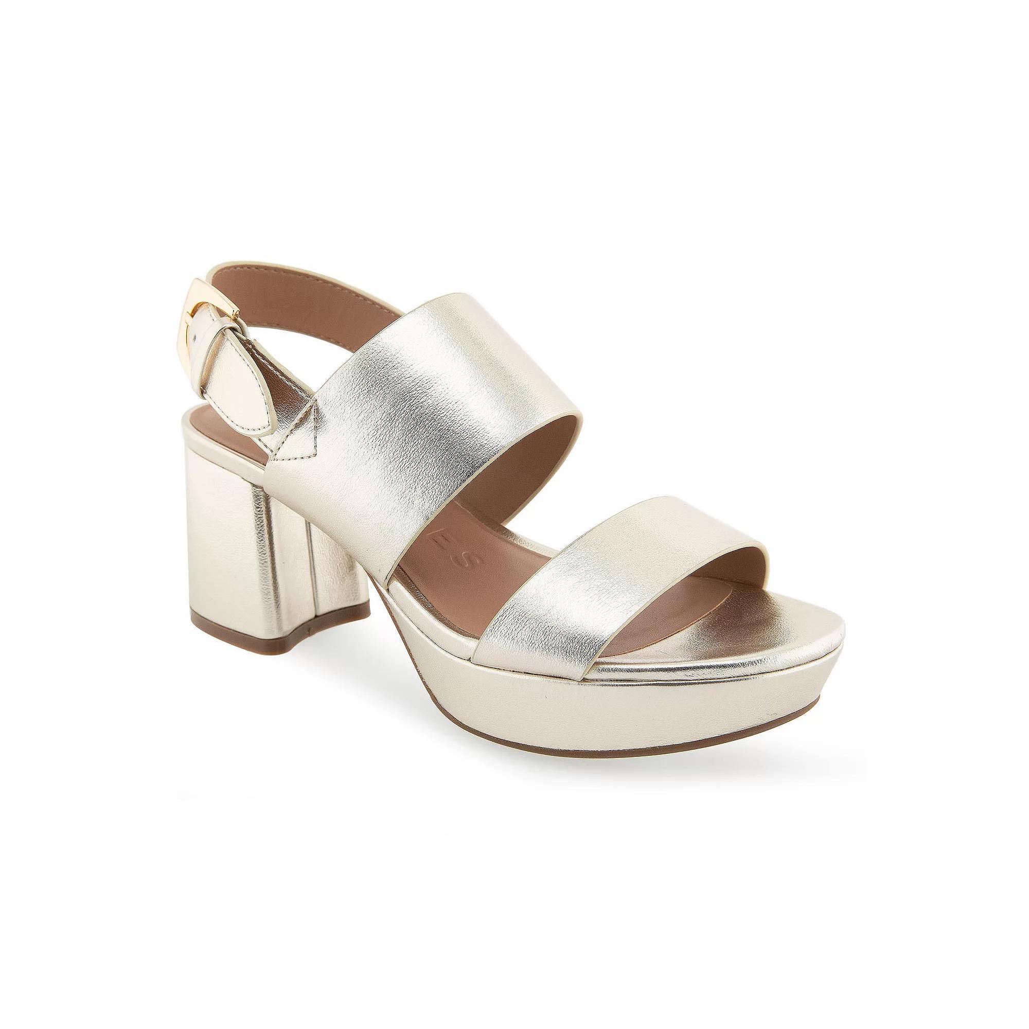 Aerosoles Camilia Women's Platform Sandals, Size: 8.5, Soft Gold Pu Product Image