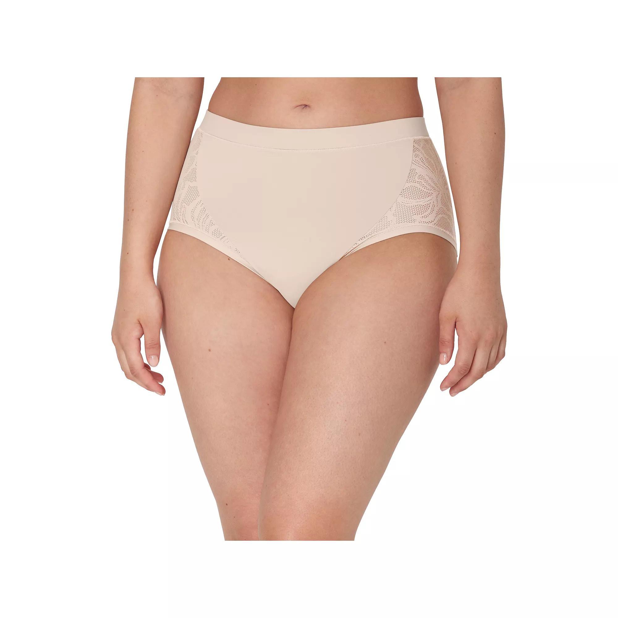 Women's Bali®'s Coolest Smoothing High-Waist Brief Panty DFCSBF, Size: Large, Sandshell Product Image