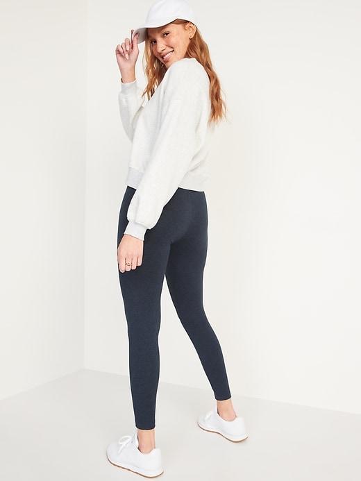High-Waisted Jersey Leggings Product Image