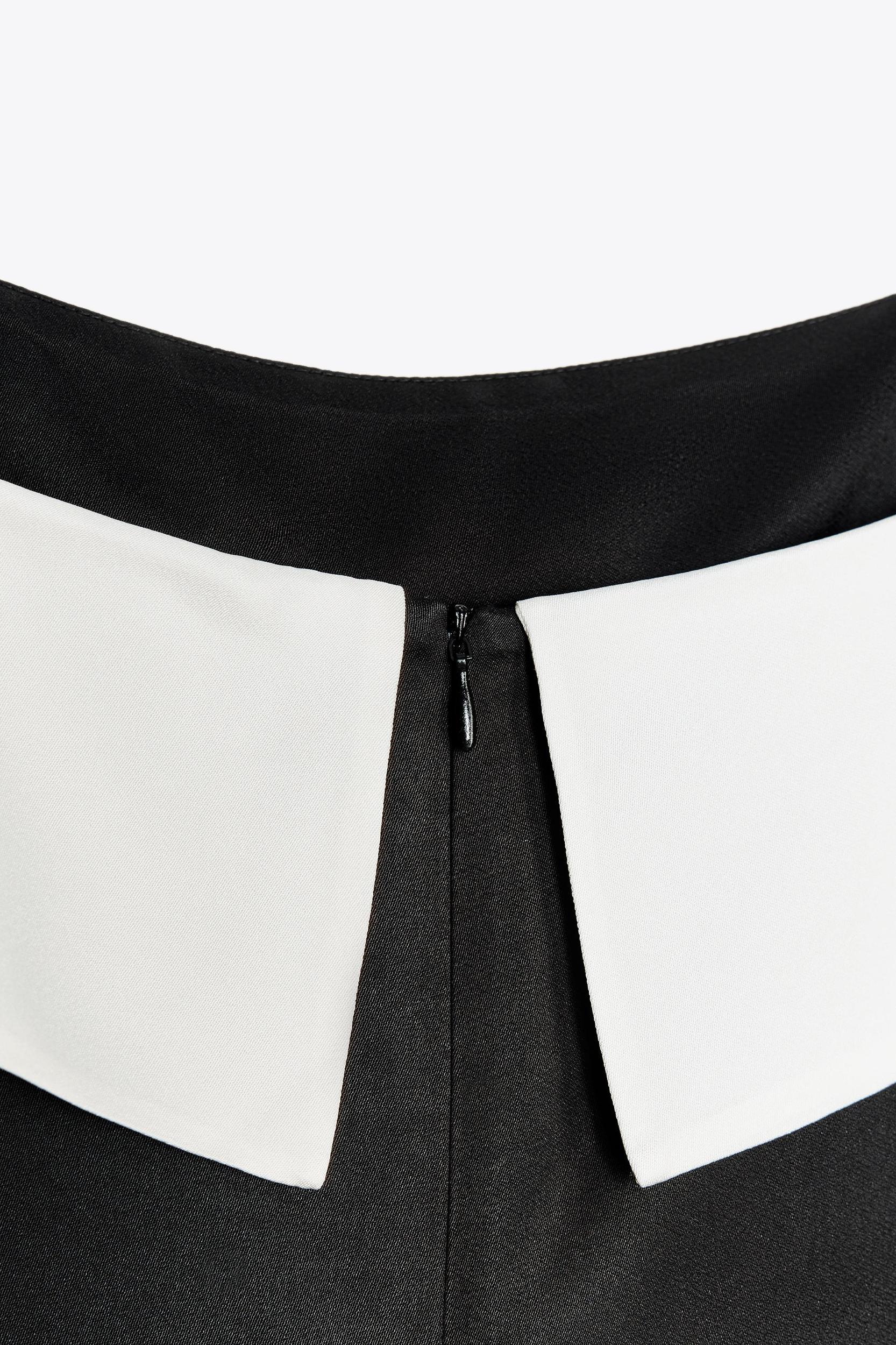 ZW COLLECTION MINIMAL SATIN DRESS Product Image