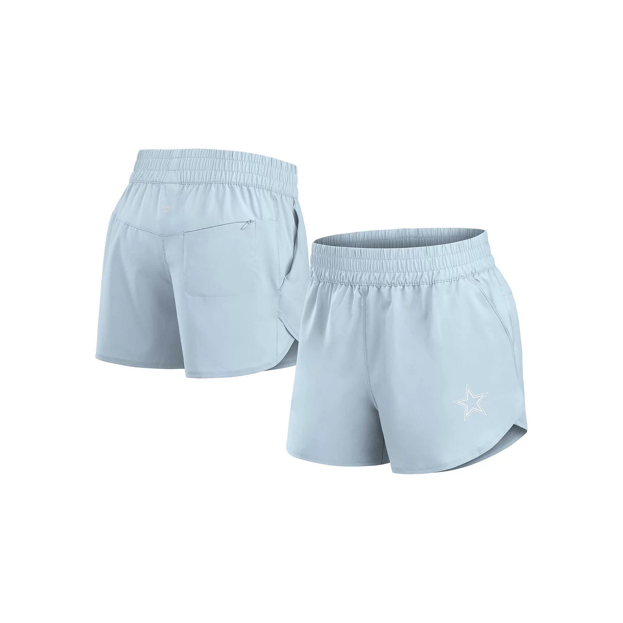 Women's Fanatics Gray Dallas Cowboys Front Office Woven Shorts, Size: 2XL, Grey Product Image