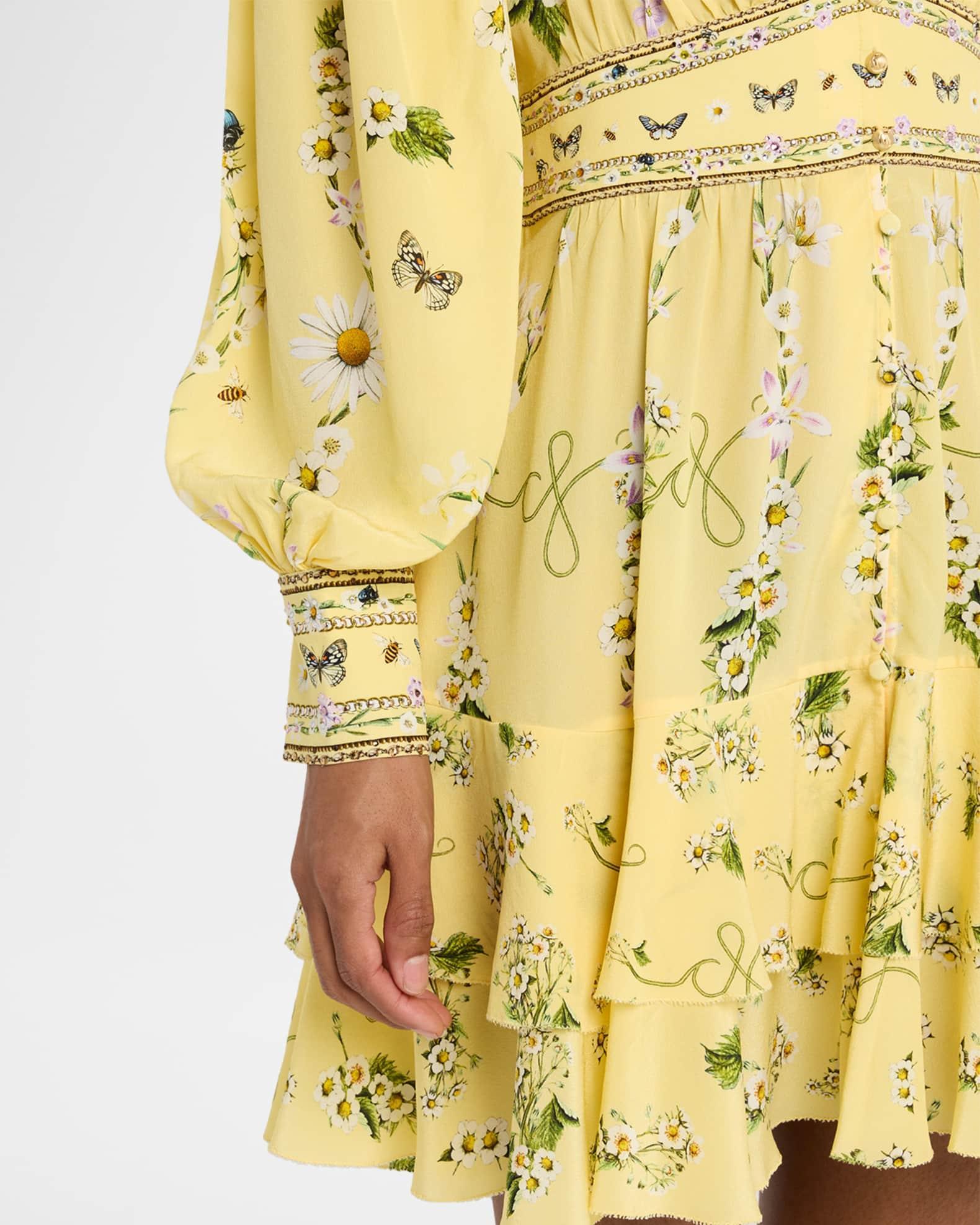 Daisy Chains Button-Front Frill Dress Product Image