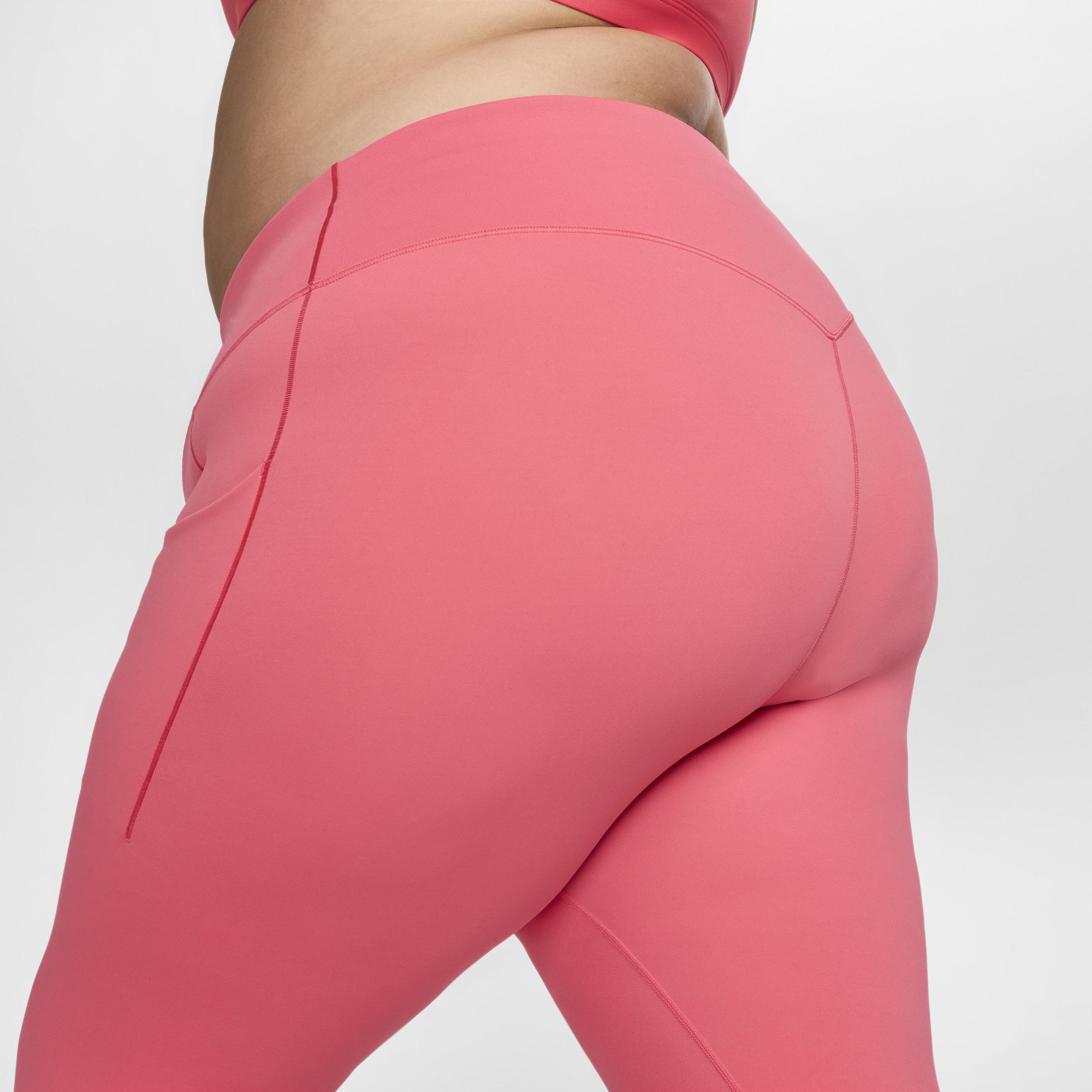 Nike Women's Universa Medium-Support High-Waisted 7/8 Leggings with Pockets (Plus Size) Product Image