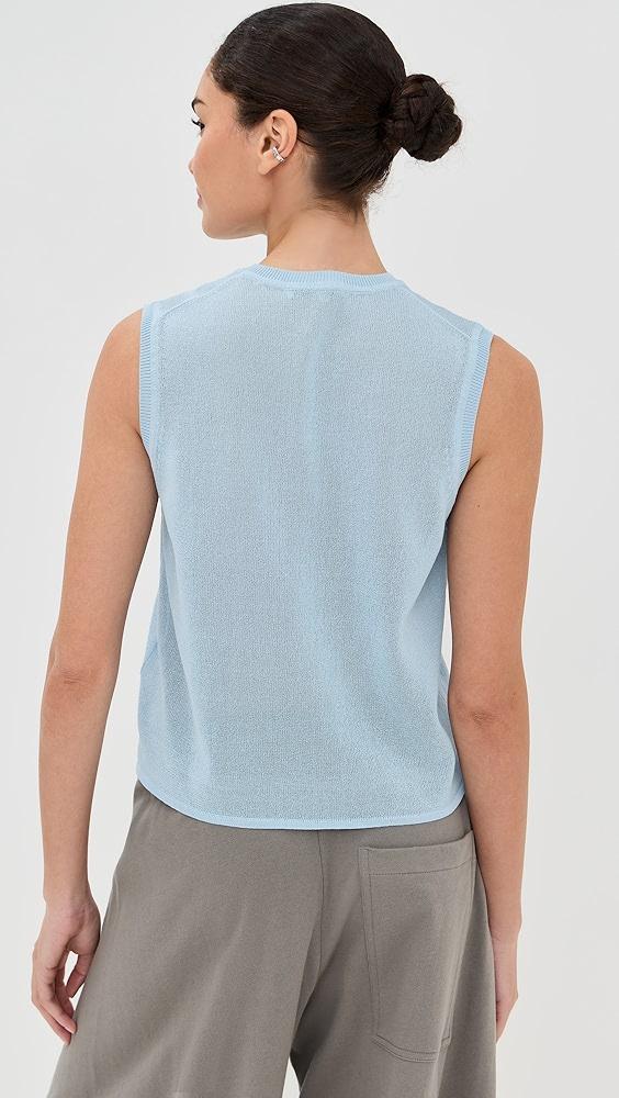 Tibi Crispy Sleeveless Sweater | Shopbop Product Image