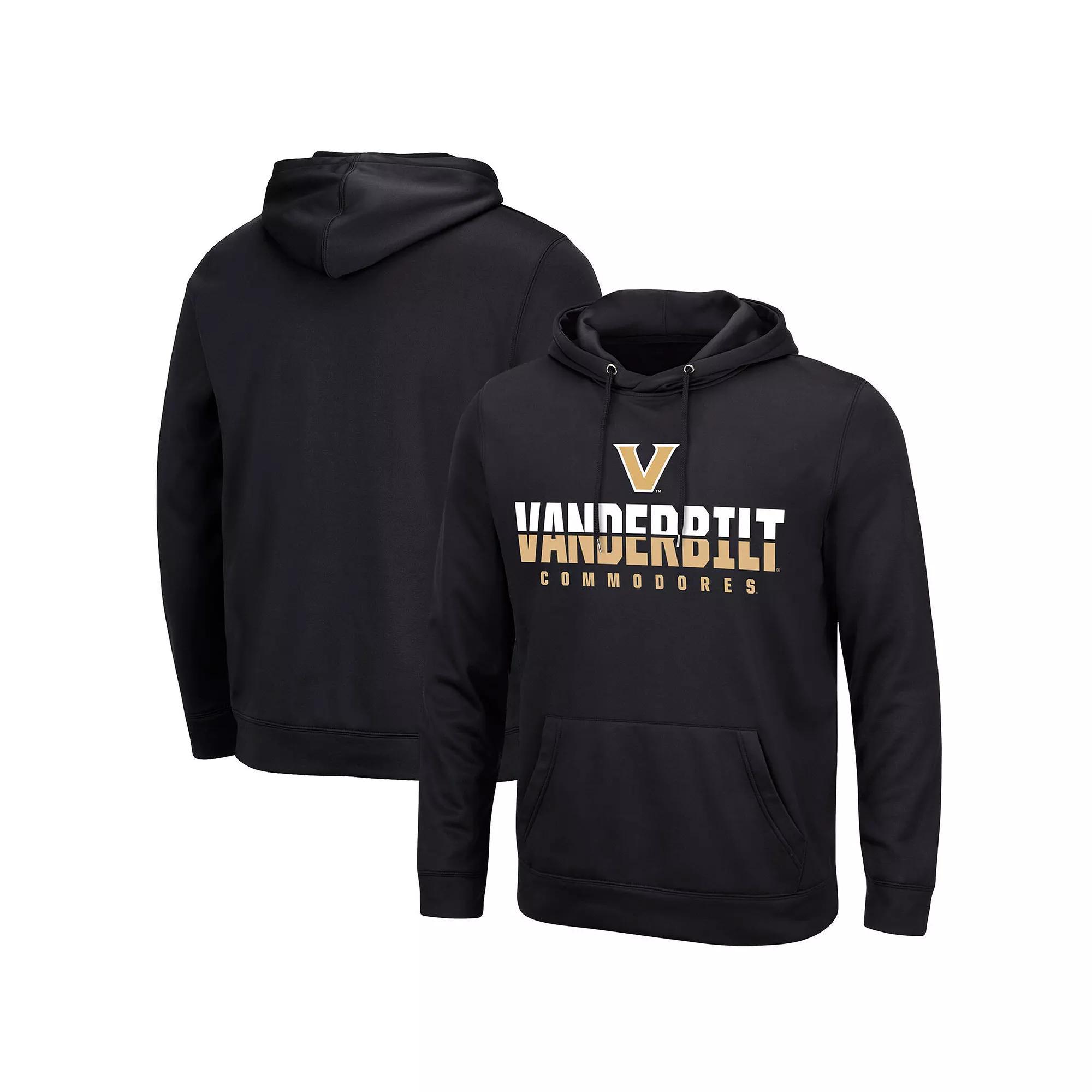 Men's Colosseum Black Vanderbilt Commodores Lantern Pullover Hoodie, Size: XL Product Image