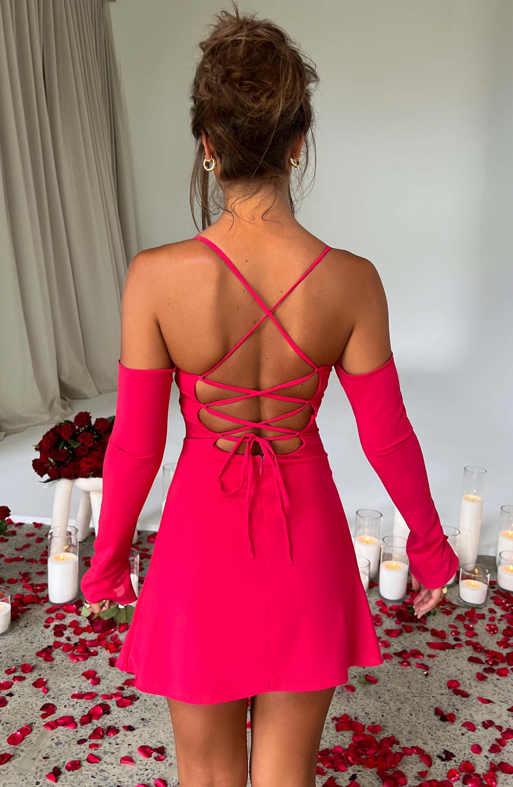 Fiona Mini Dress - Pink Product Image