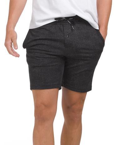 Heathered T-Shirt With Stretch for Men | Polyester/Spandex Product Image