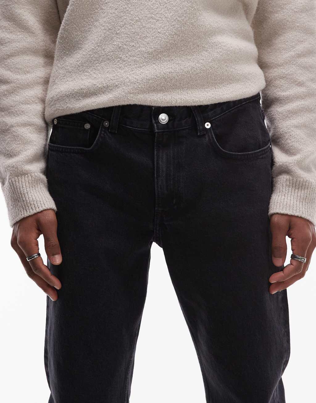 ARKET Birch stretch slim fit jeans in washed gray Product Image