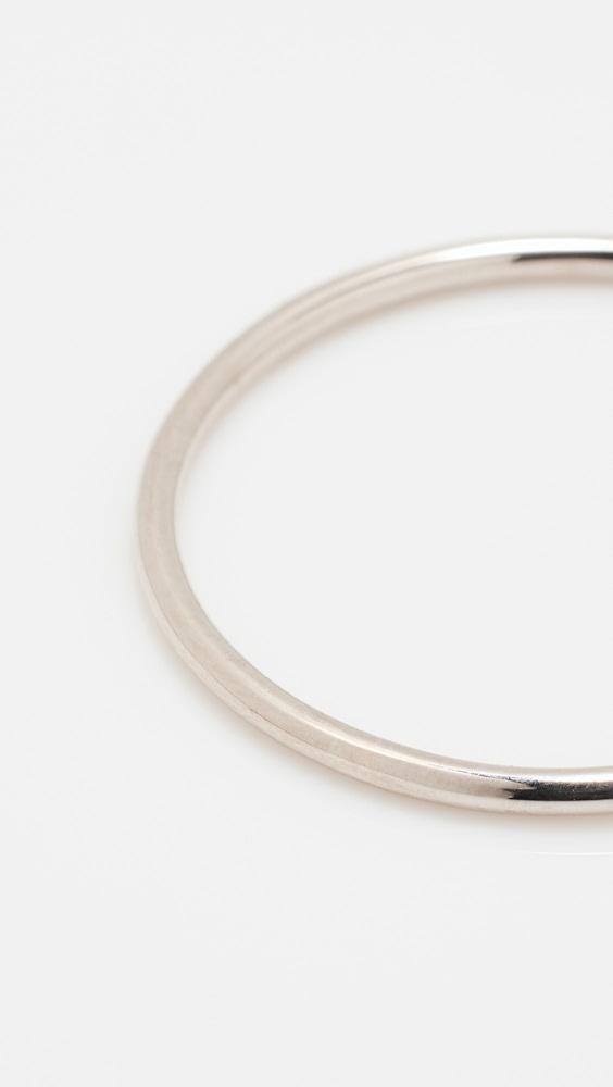 Zoe Chicco 14k White Gold Thin Band Ring | Shopbop Product Image