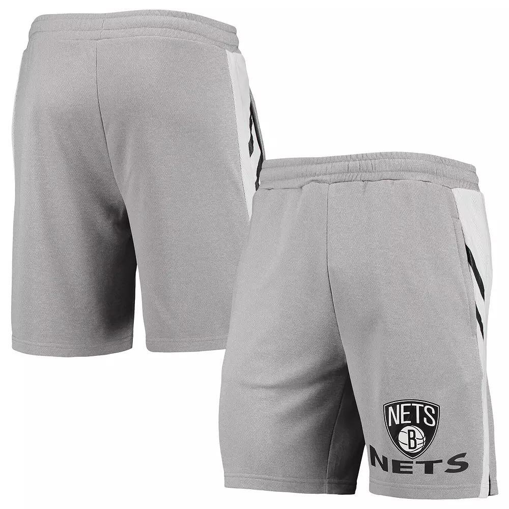 Men's Concepts Sport Gray Brooklyn Nets Stature Shorts, Size: 2XL, Grey Product Image