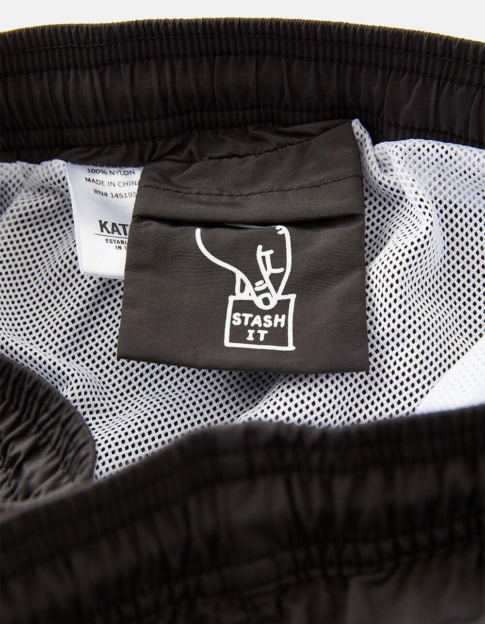 KATIN Poolside Mens Volley Shorts - PORT Product Image