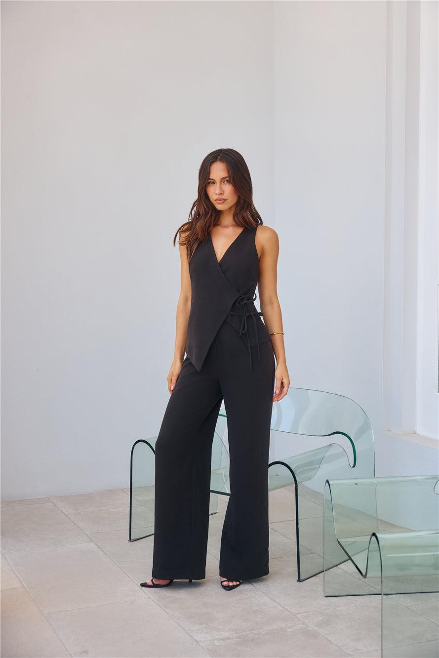 Office Crush High Waisted Pants Black Product Image