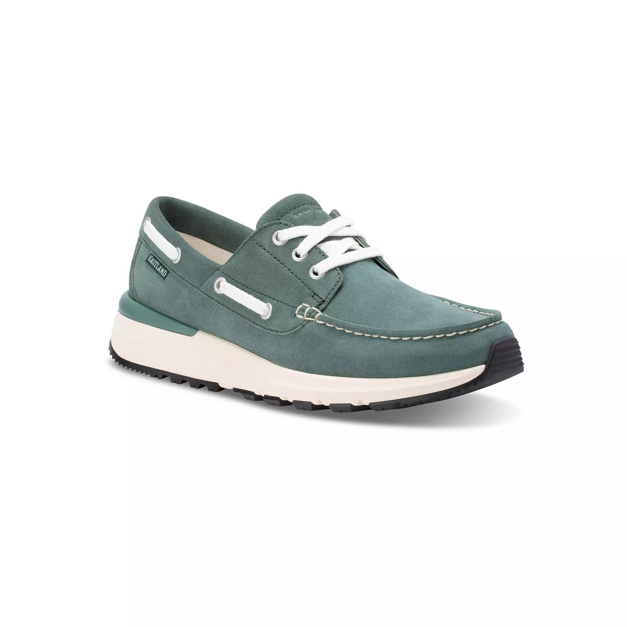 Eastland Leap Trainer Men's Leather Boat Shoes, Size: 8.5, Green Product Image