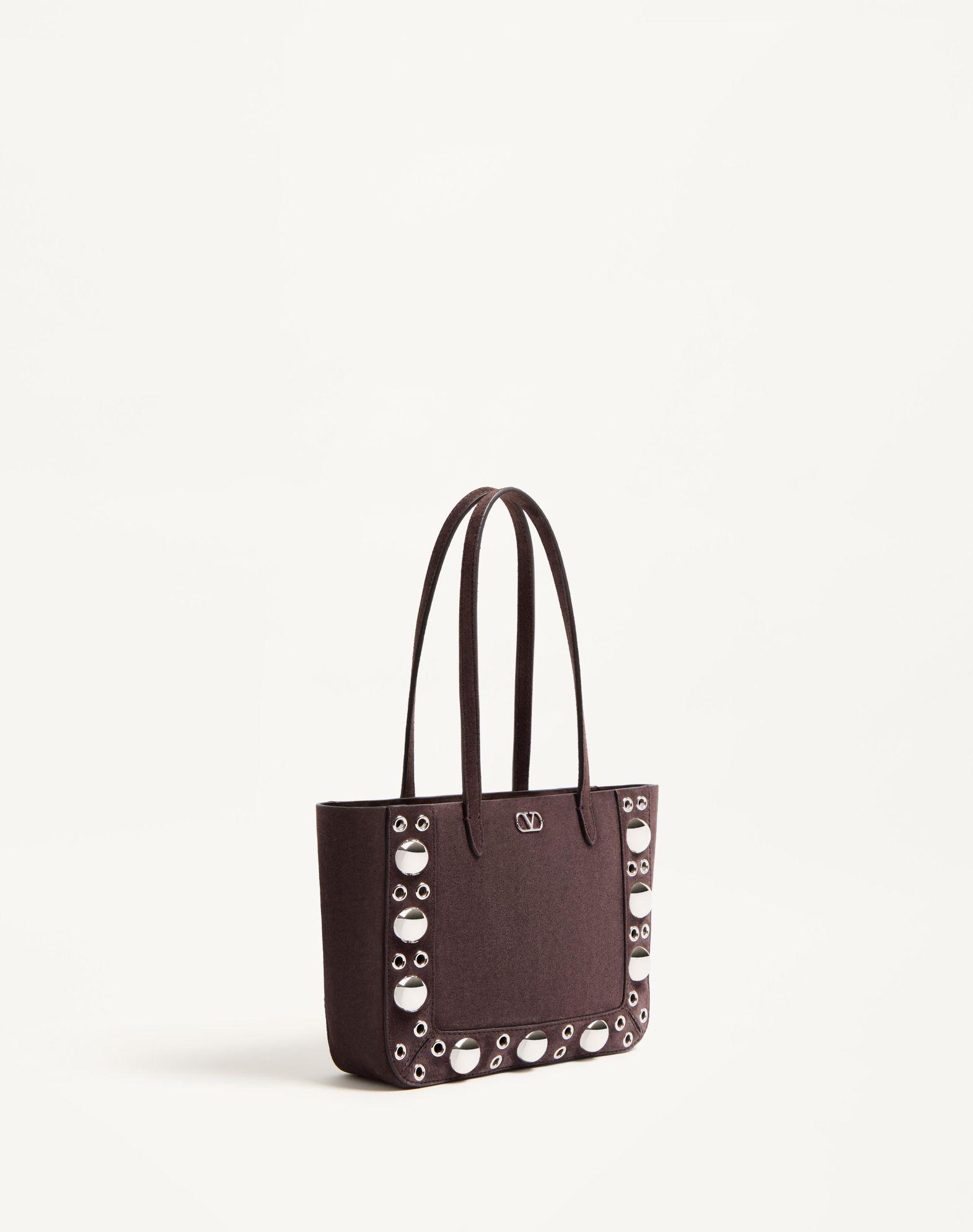 VALENTINO GARAVANI NELLCÔTE MINI SUEDE SHOPPING BAG Product Image