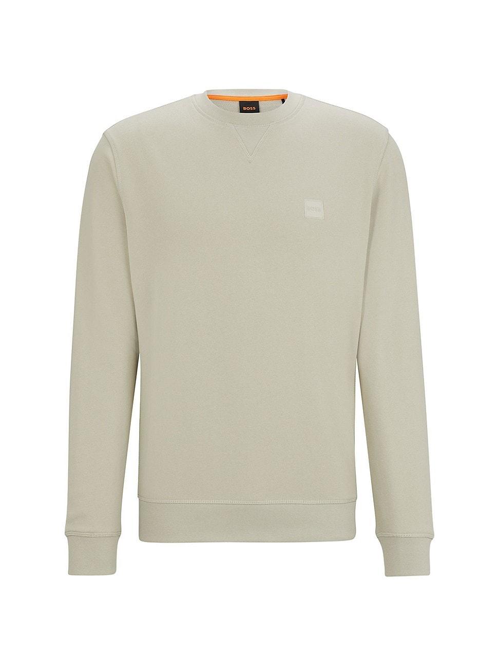 Mens Cotton-Terry Relaxed-Fit Sweatshirt Product Image