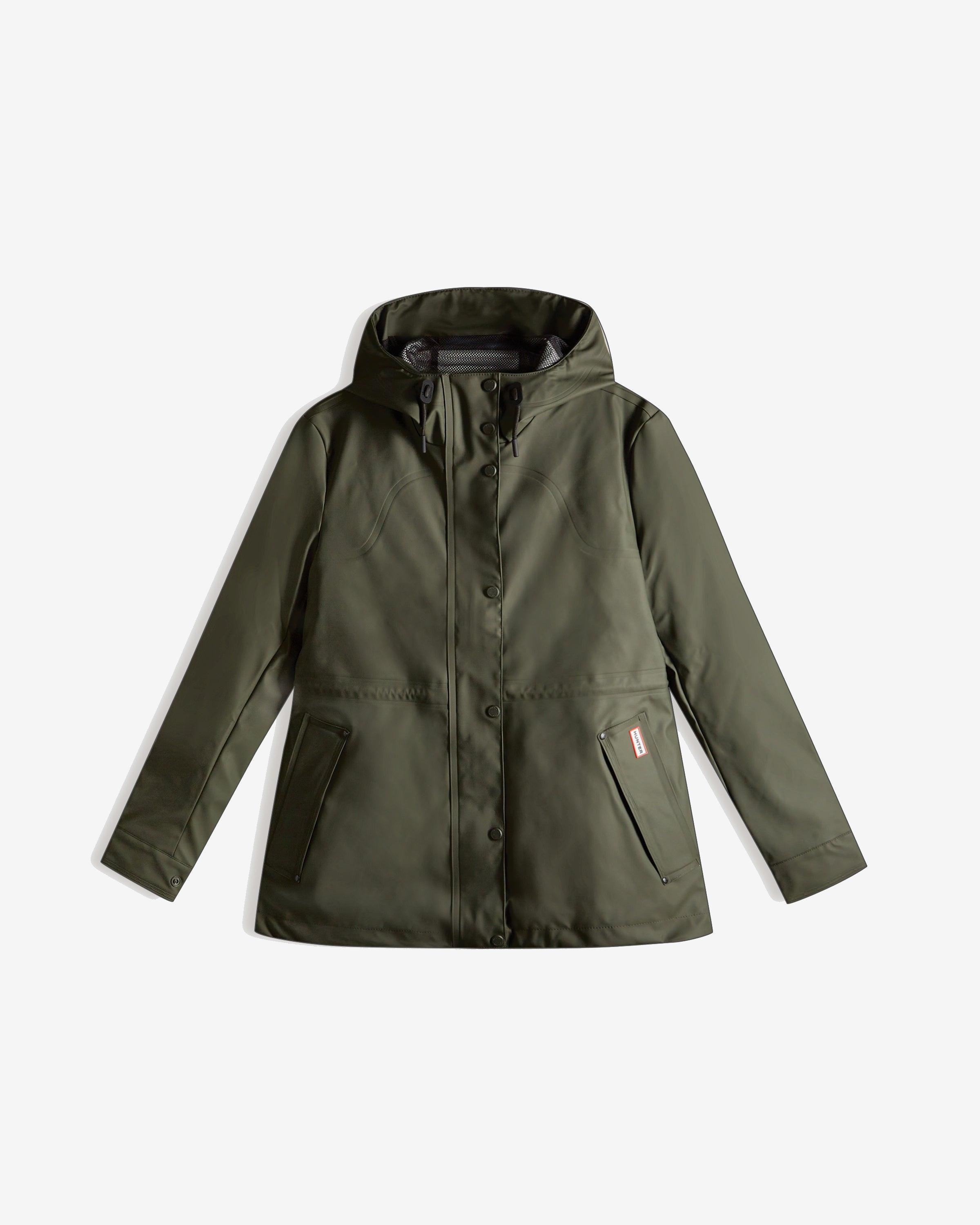 Women's Waterproof Rubberised Rain Jacket Female Product Image