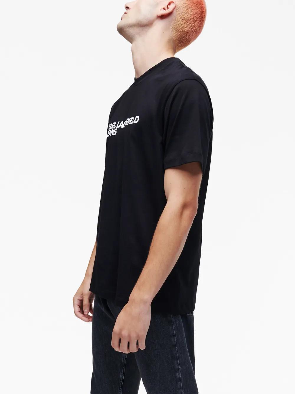 logo-print organic-cotton T-shirt Product Image
