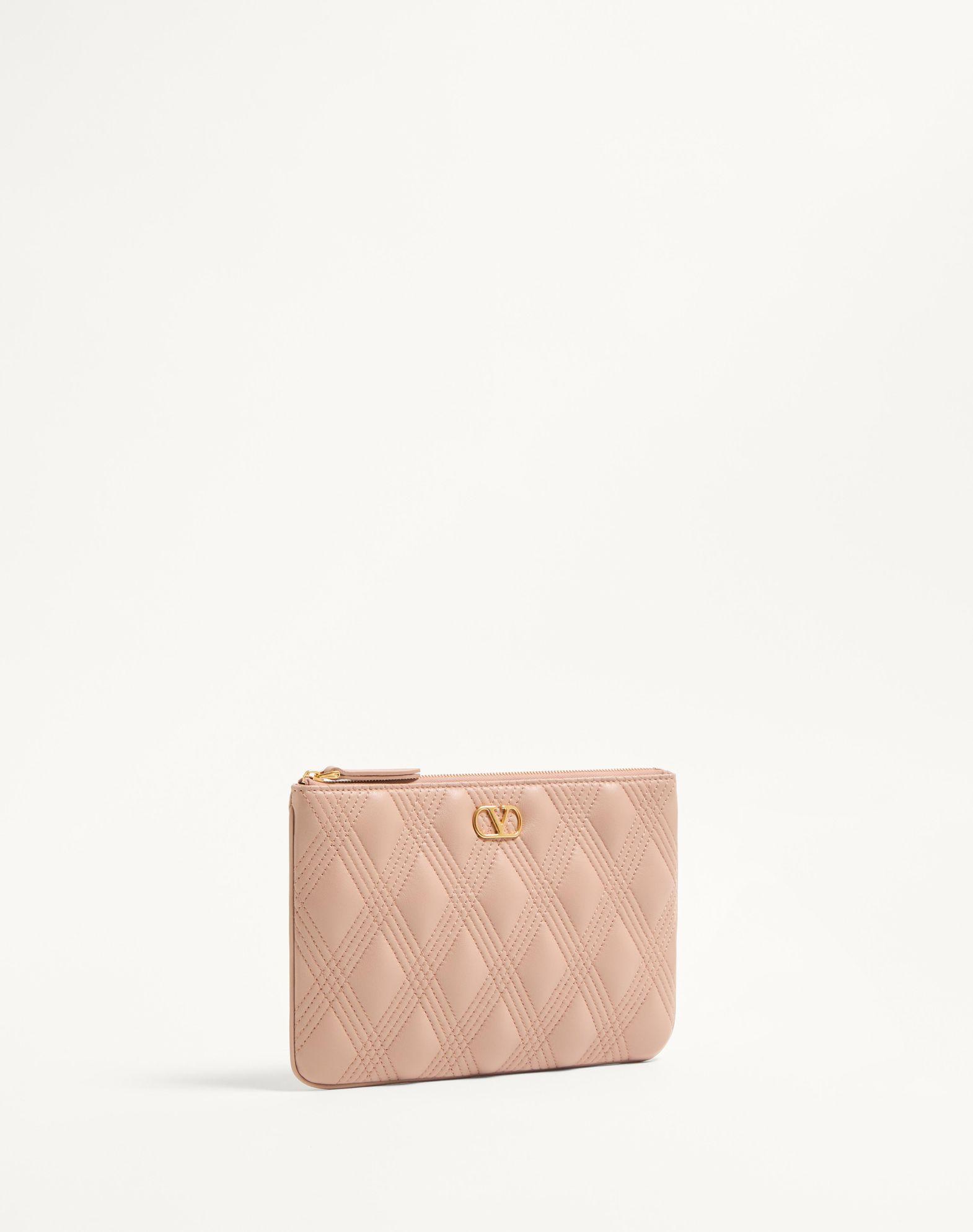 Valentino Garavani Quiltie 67 Pouch In Quilted Nappa Leather Product Image