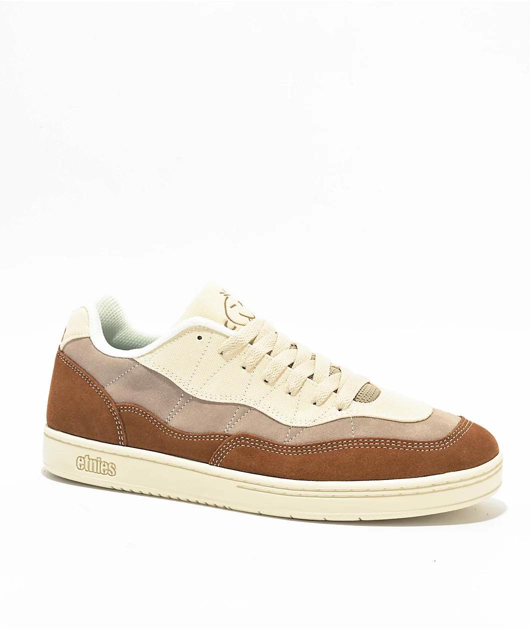 Etnies Snake Tan, Brown & Grey Skate Shoes Product Image