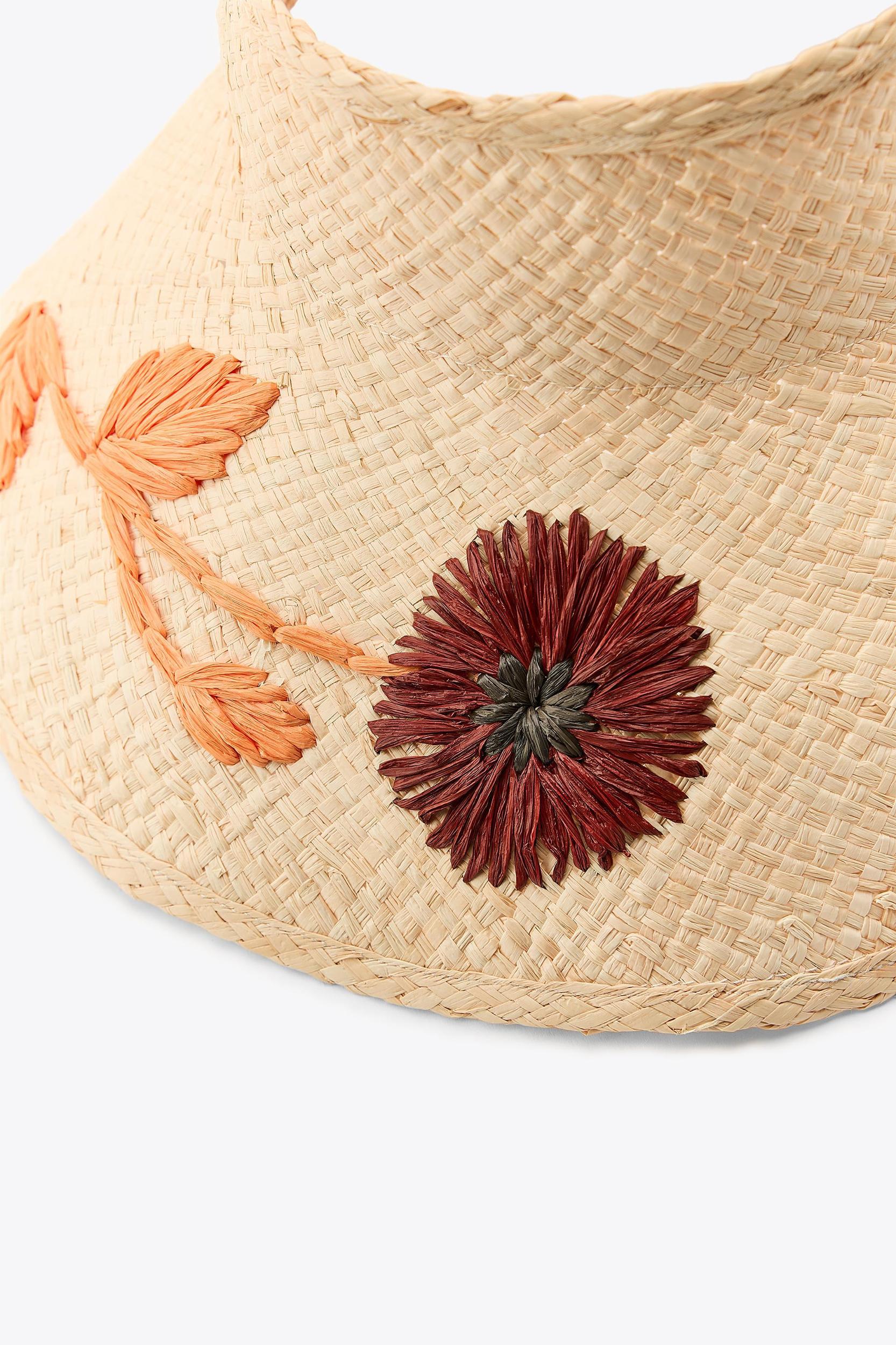 FLORAL BRAIDED VISOR Product Image
