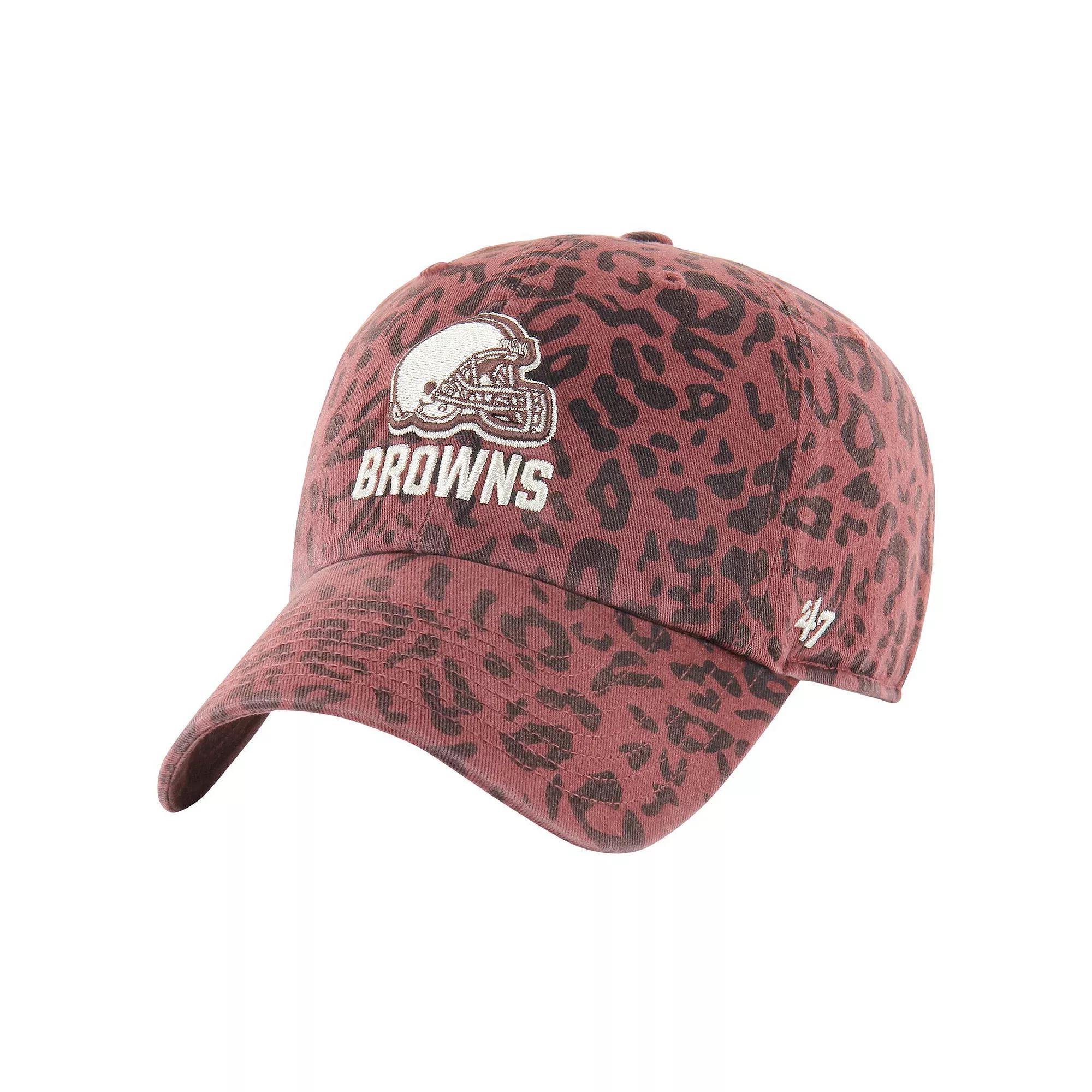 Women's '47  Brown Cleveland Browns Tawny Clean Up Adjustable Hat Product Image