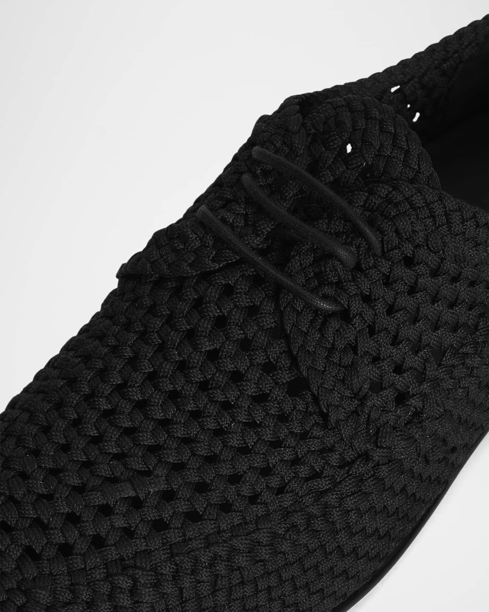 Mens Woven Fabric Derby Shoes Product Image