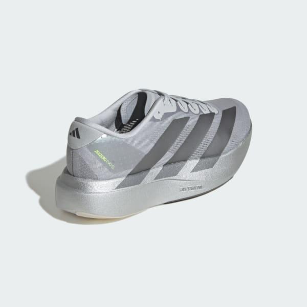 Mens adidas Adizero EVO SL Athletic Shoe Metallic / Iron Metallic / Halo Silver Product Image
