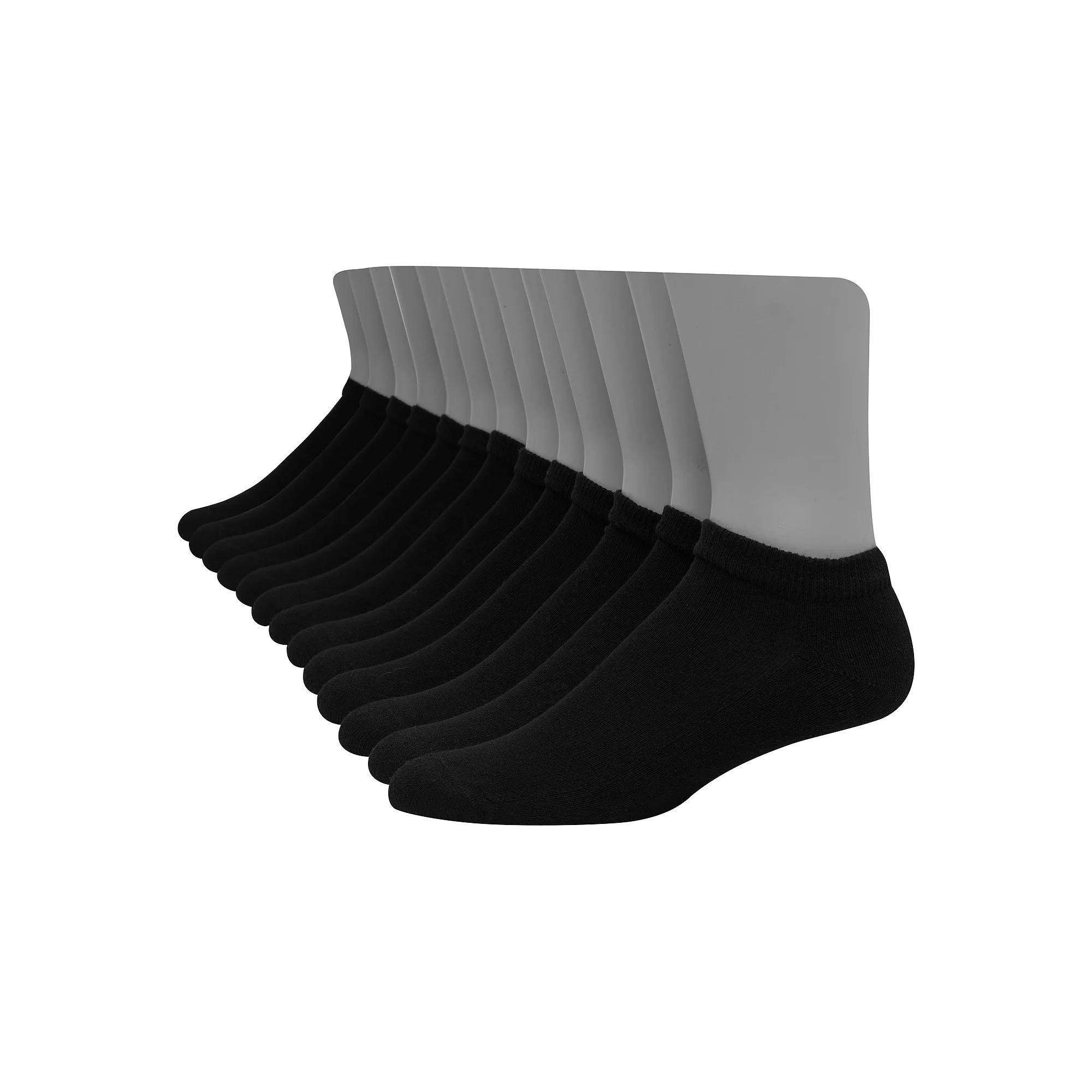 Mens Hanes Ultimate 12-pack + 1 Bonus Soft & Durable Ankle Socks Product Image