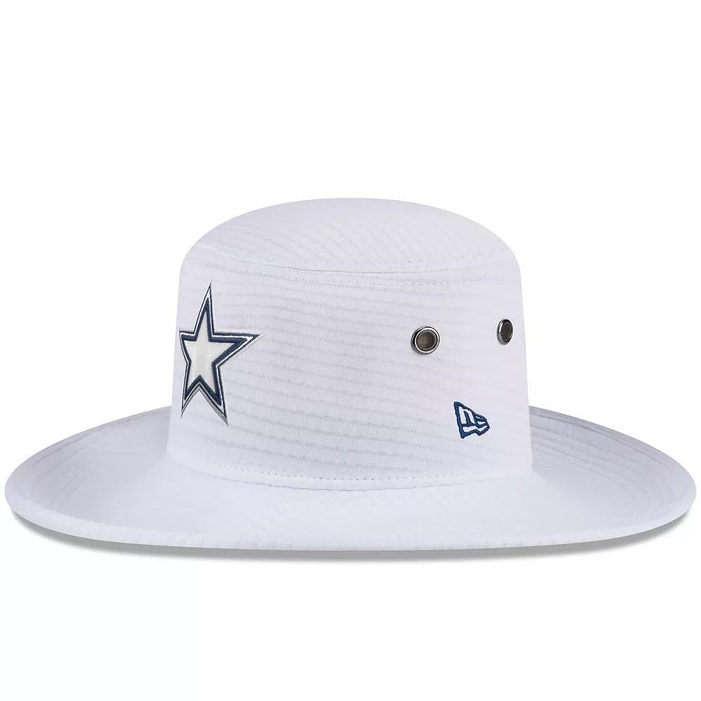 Men's New Era White Dallas Cowboys 2024 NFL Training Camp Panama Bucket Hat Product Image