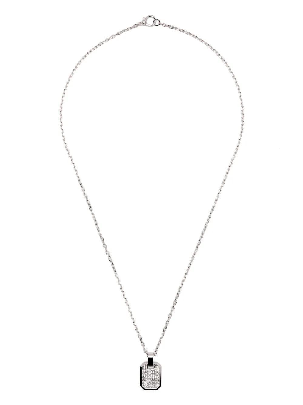 crystal-embellished rolo-chain necklace  Product Image