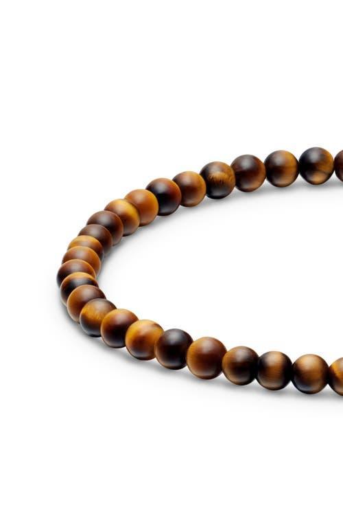 Mens Spiritual Beads Bracelet in Tigers Eye Product Image