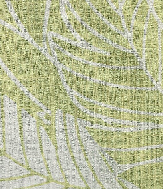 Rip Curl Vadella Tropical Palm Print Tie Straps Coordinating Cropped Tank Top Product Image