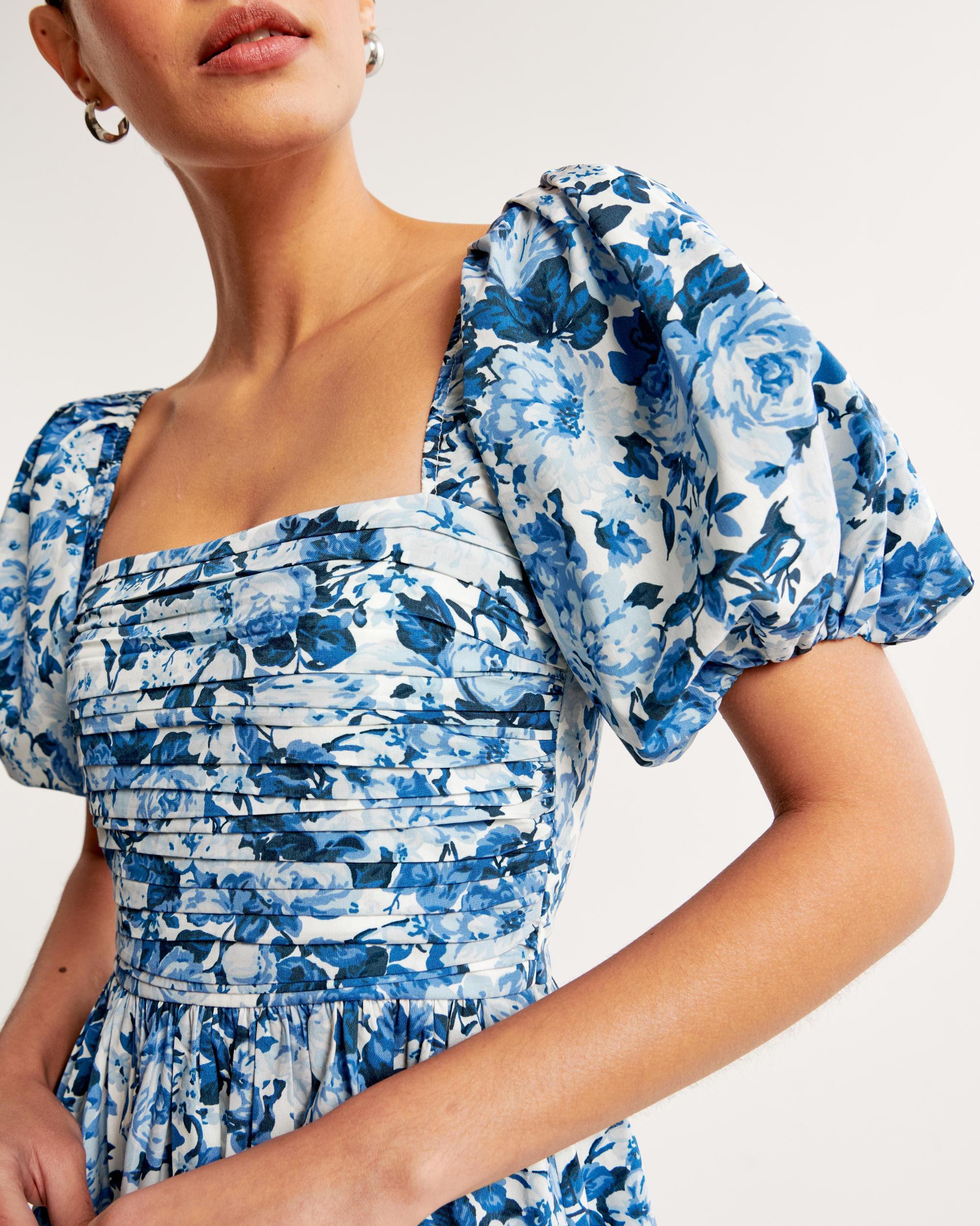 The A&F Emerson Waisted Poplin Mini Dress Product Image