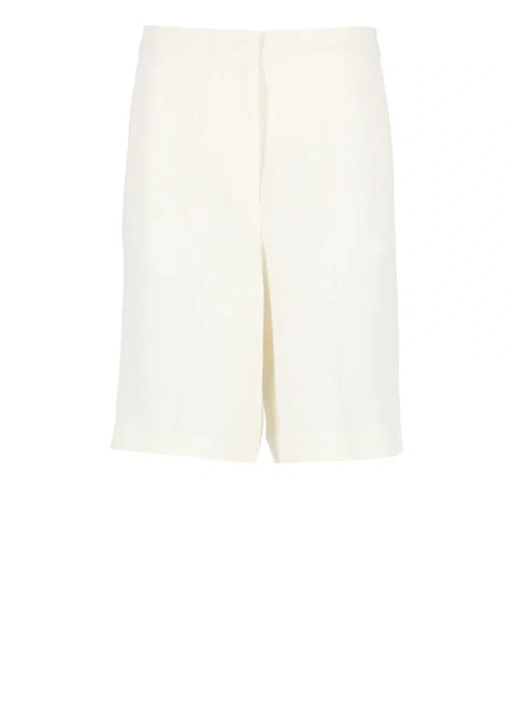 FABIANA FILIPPI Shorts Ivory In Yellow Product Image