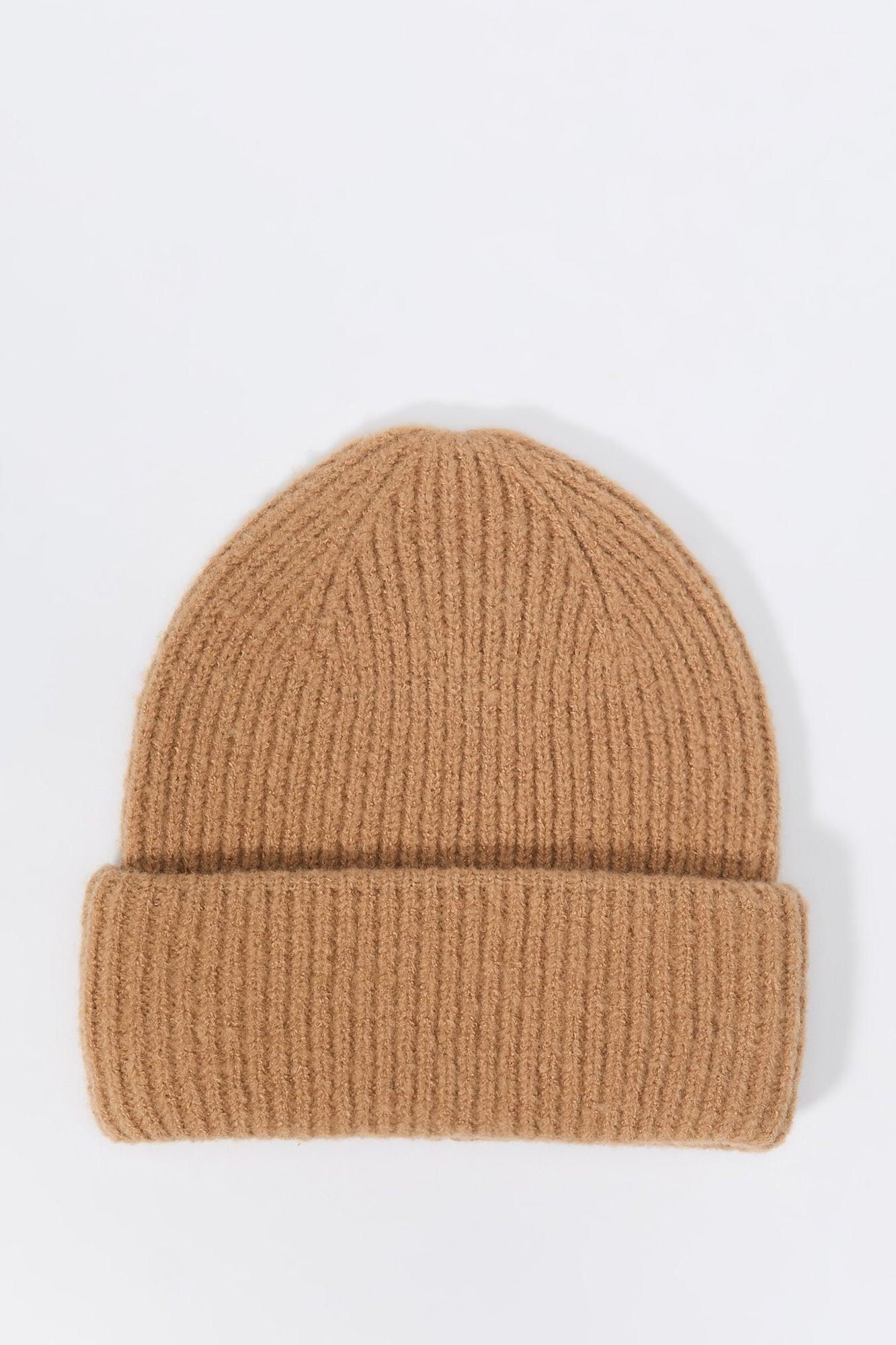 Ribbed Knit Beanie Female Product Image