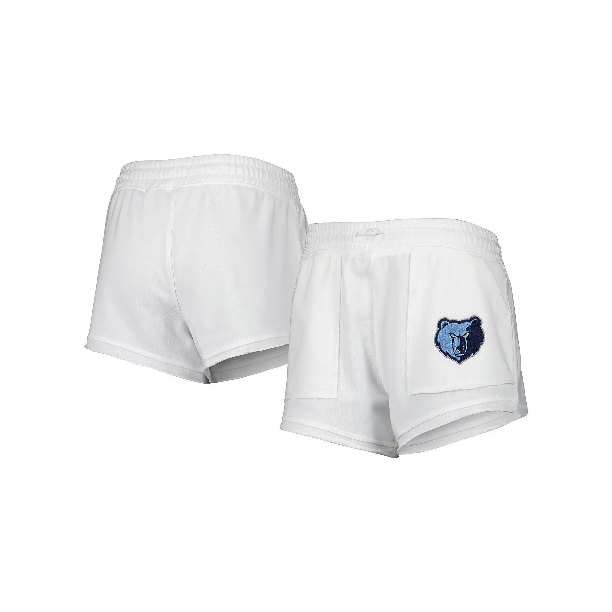 Women's Concepts Sport  White Memphis Grizzlies Sunray Shorts, Size: Medium, Grz White Product Image