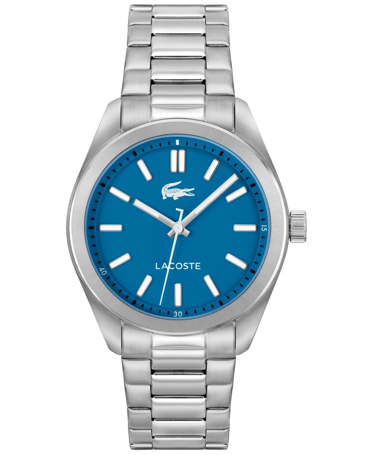 Lacoste Mens Monceau Three Hand Stainless Steel Bracelet Watch Product Image