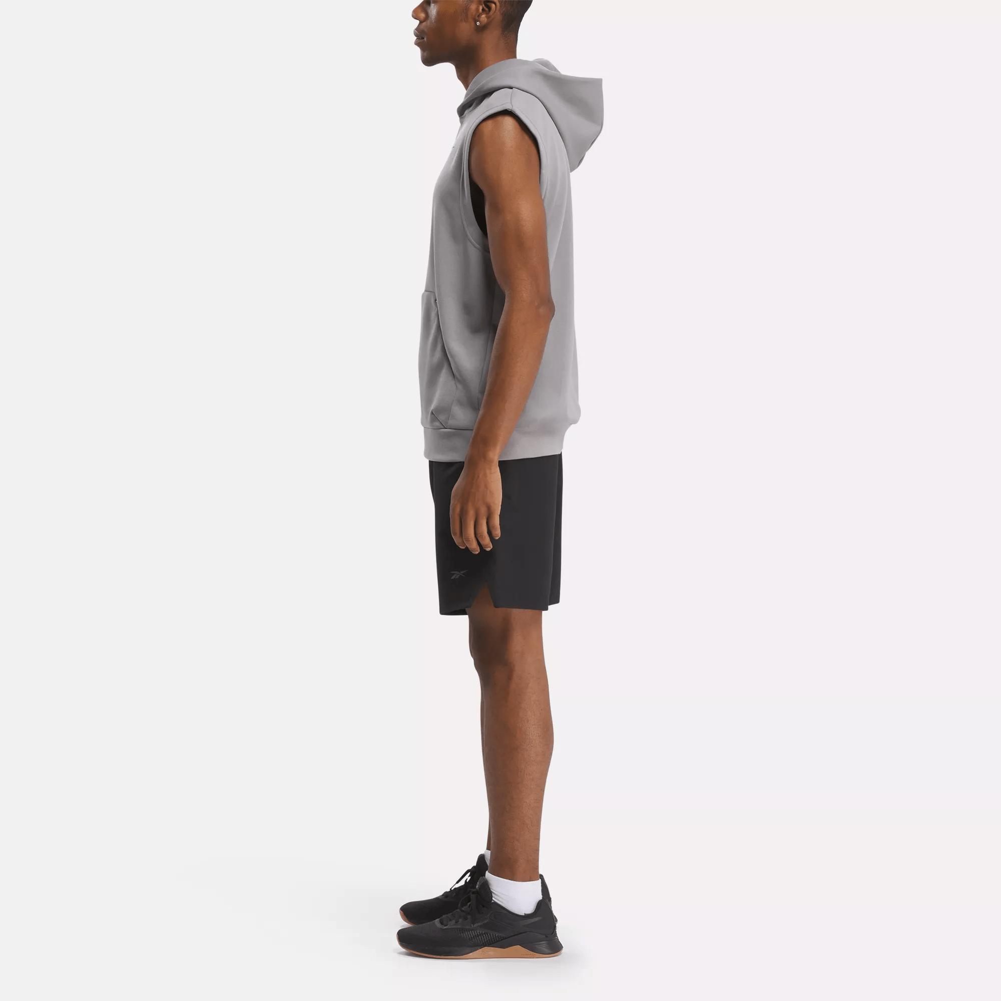 Men's Strength Sleeveless Hoodie Male Product Image