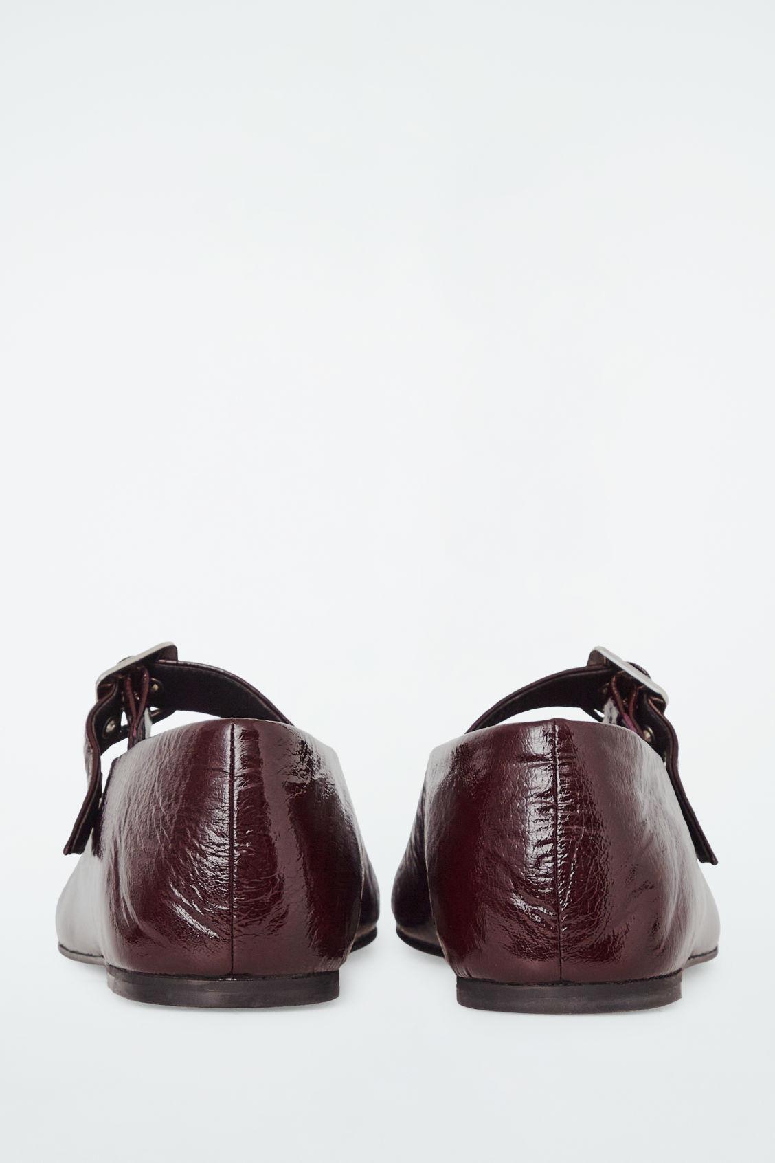 BUCKLED BALLET FLATS Product Image