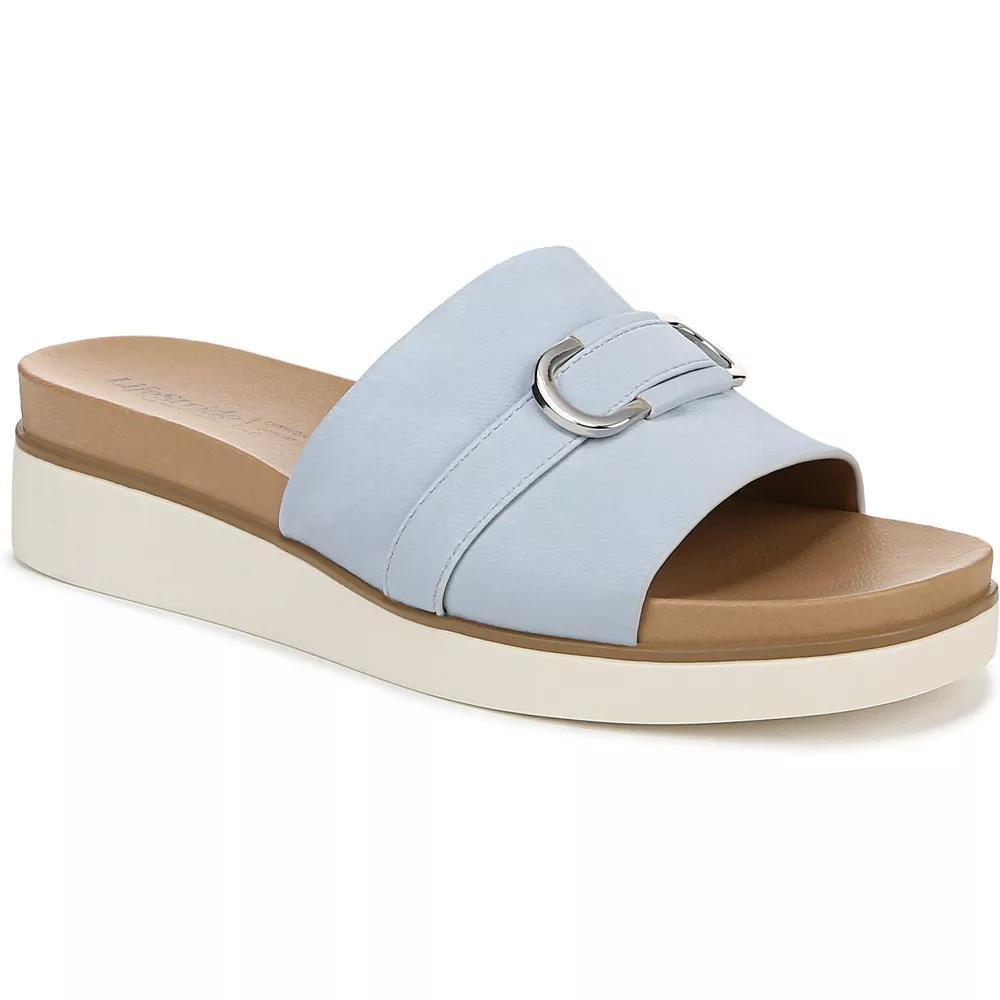 LifeStride Genevieve Women's Slide Sandals, Size: 8, Blue Product Image