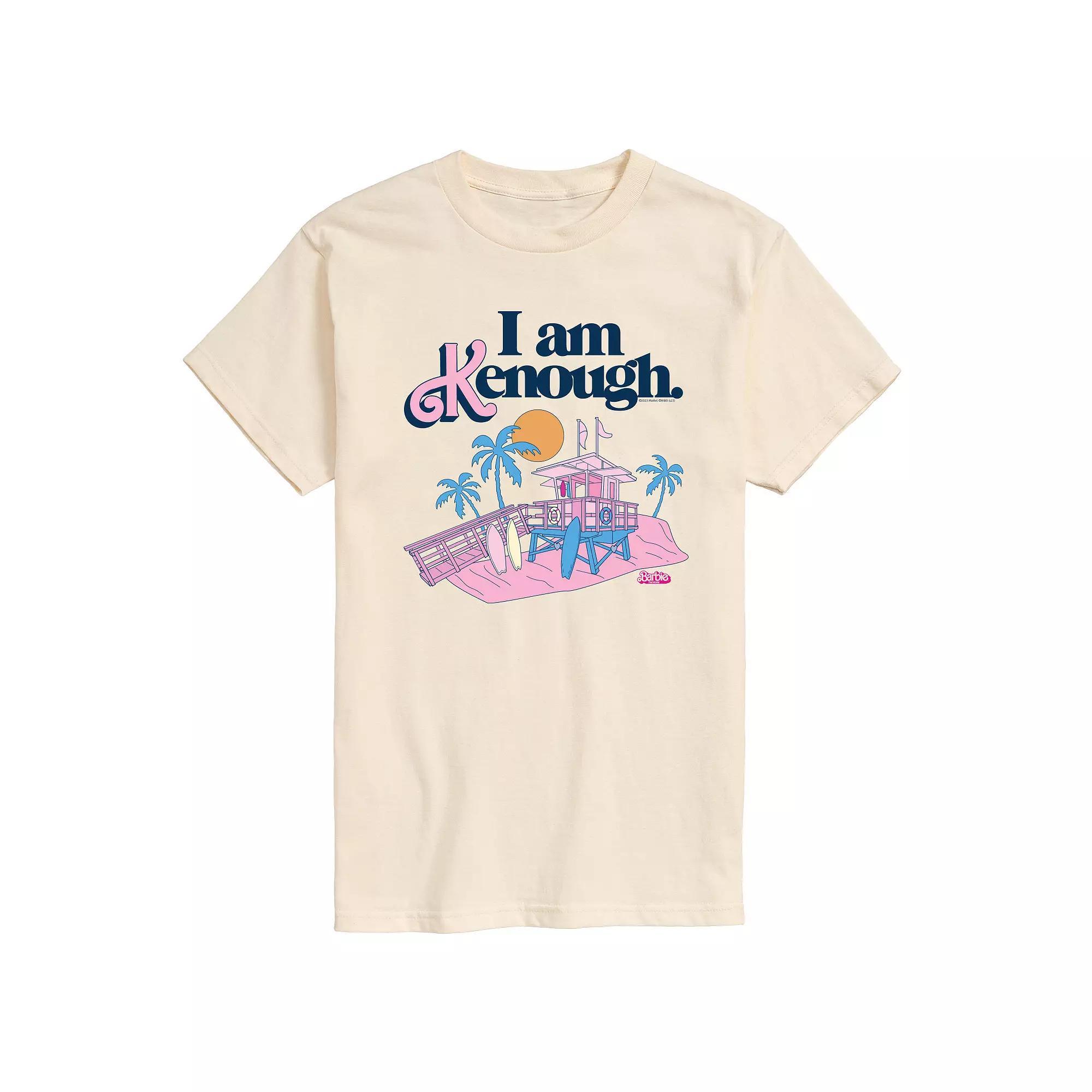 Men's Barbie The Movie I Am Kenough Graphic Tee, Size: XXL, Beige Product Image