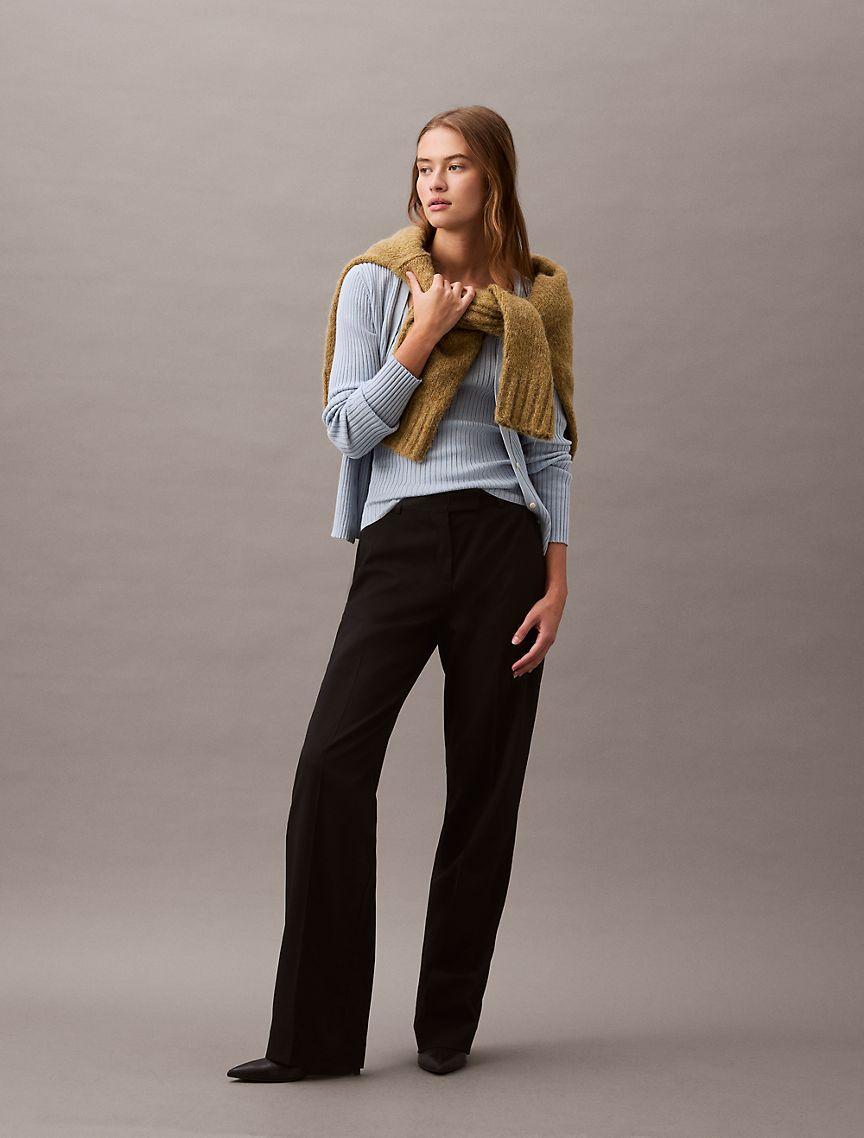 Cotton Rib Sweater Tank Top Product Image