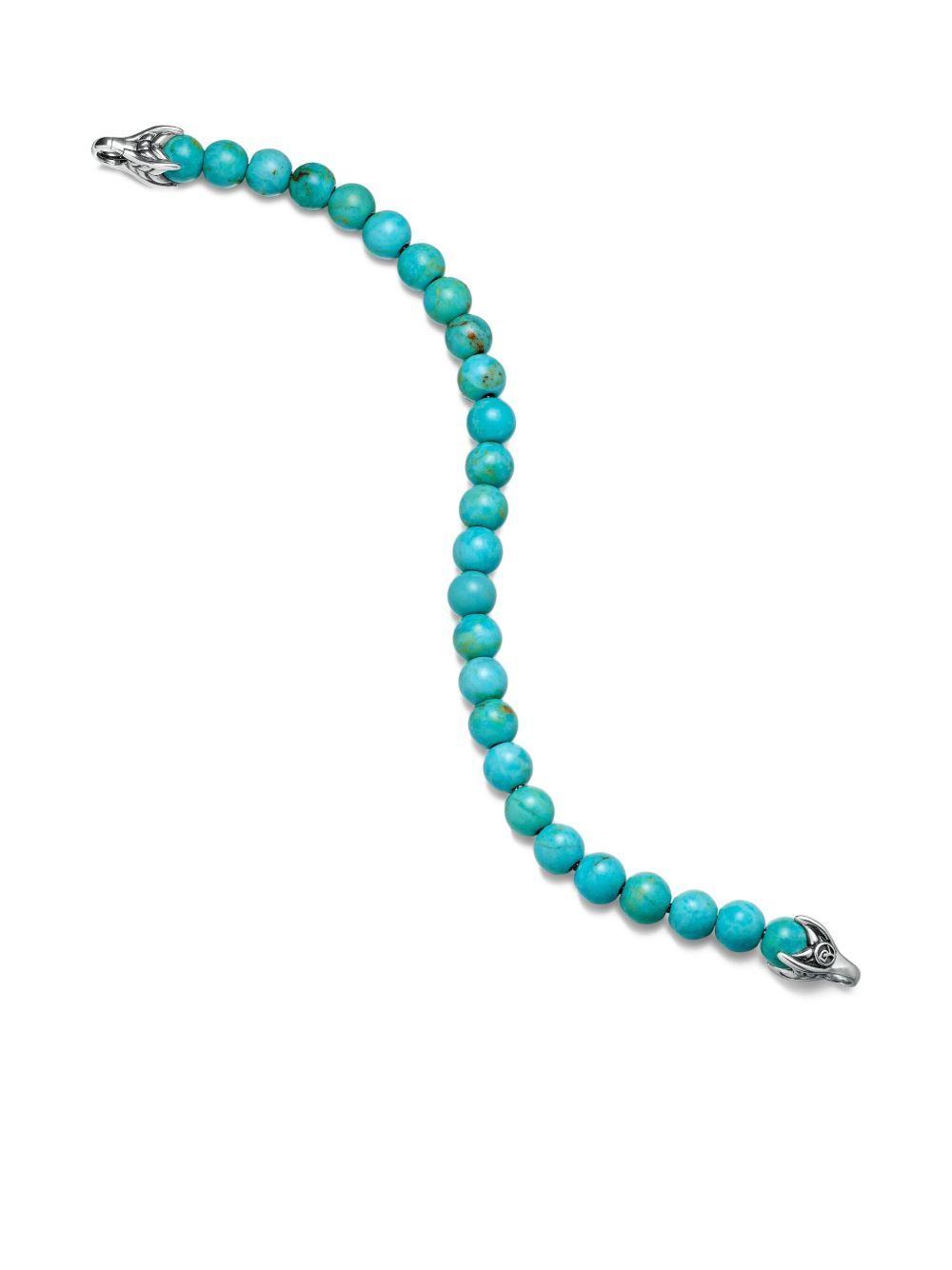 sterling silver Spiritual Beads bracelet (8mm) Product Image