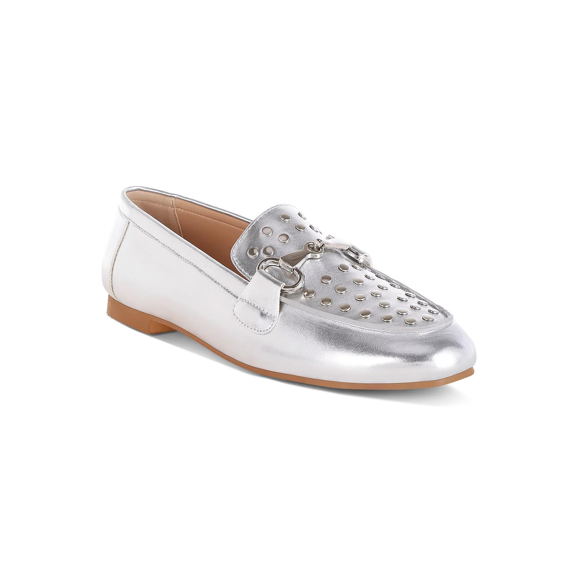 Rag & Co Estafa Women's Loafers, Size: 6, Silver Product Image