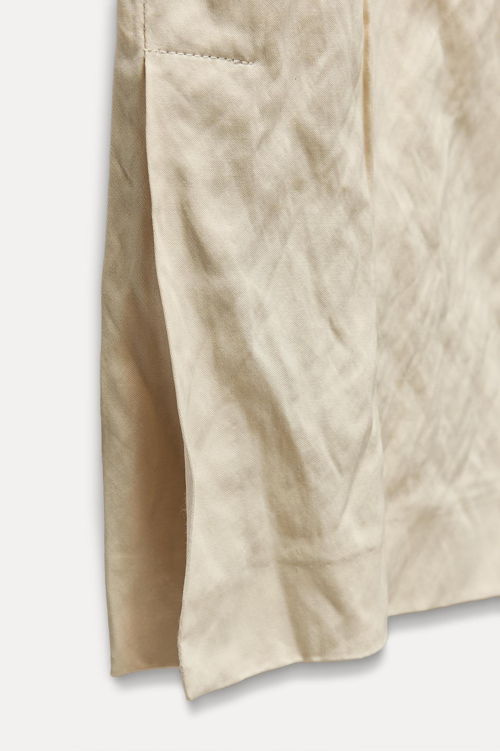 WRINKLED STRAIGHT PANTS ZW COLLECTION Product Image