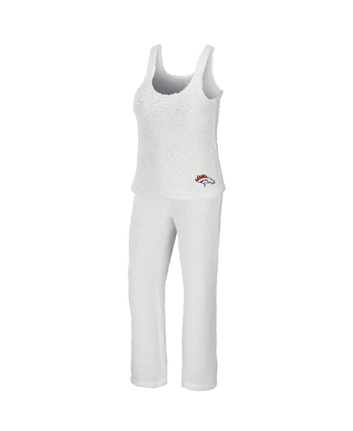 Women's WEAR by Erin Andrews Cream Indianapolis Colts Cozy Scoop Neck Tank Top & Pants Sleep Set, Size: Small, Beige Product Image